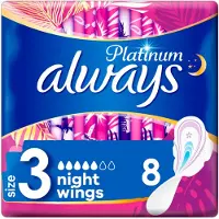 Always Platinum Storlek 3 Natt - 8 st