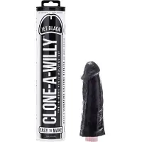 Clone-a-Willy - penisavgjutningssats med vibrator - svart