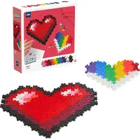 Plus plus Pussel efter nummer - 250 st. - Hearts - - One Size - Klossar