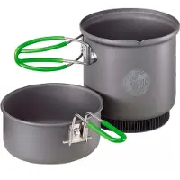 Optimus 8020707, Ställ, Gjuten aluminium, 0,95 l, Grå, Grön, Gjuten aluminium