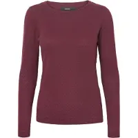 Vero Moda Tröja 'Care' rödviolett