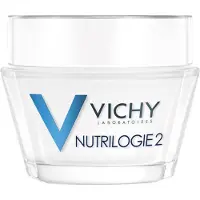 VICHY Nutrilogie 2, Kvinna, Kräm, Torr hud, Mycket torr hud, Fuktgivande, Näringsgivande, 24 h, Burk