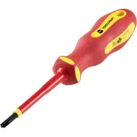 Toolcraft SL/PZ1 Plus/minus-skruvmejsel VDE Storlek (skruvmejsel) SL/PZ 1 Klinglängd: 80 mm