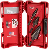 Milwaukee Etappborr Shockwave 48899266; 4-12/4-20/4-30 mm; 3 st.