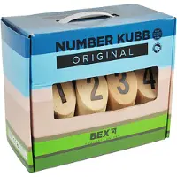 Bex Sport Trädgårdsspel - Trä - Number Kubb - - One Size - Spel
