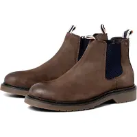 Jack & Jones Chelsea boots 'JFWLeyton' marinblå / ljusbrun