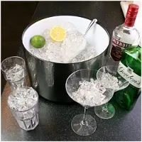 Drink 6 Liters Ishink Borstad Aluminium Effekt
