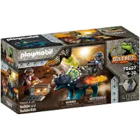 Playmobil Dino Rise Triceratops: Slåss för De Legendariska Stenarna