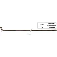 Sapim Leader Inox J-bend Ekrar 100 Enheter