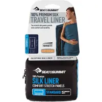 Sea to Summit Rektangulärt Foder I Premiumsilke