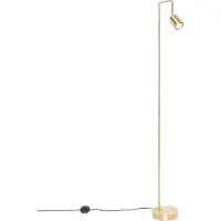 QAZQA Modern golvlampa mässing justerbar - Java