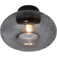 Its Taklampa Brussels, dimbar, Svart, Vardagsrum / matsal, Glas, Modern, Taklampa