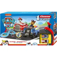 Carrera RC Paw Patrol Track Patrol, Set med fordon och bana, 3 År, Plast, Blå, Röd