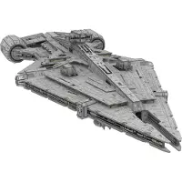 4D Cityscape Star Wars 3D Paper Model Kit (Imperial Light Cruiser)