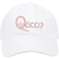 Ginza.se Queen: Unisex Baseball Cap/Crown In Q Logo (White)