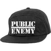 Ginza.se Public Enemy: Unisex Camper Cap/Logo (Black)