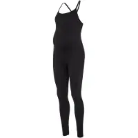 Mamalicious Jumpsuit 'PAULETTE' mörkgrå / svart