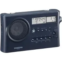 Sangean Bordsradio PR-D4BT FM, AM, AM, FM Väckningsfunktion Mörkblå