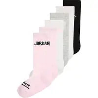 Jordan Sockor gråmelerad / rosé / svart / vit