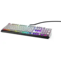 Dell Alienware AW510K - Tangentbord - bakgrundsbelysning - USB - tangentbrytare: CHERRY MX Low Profile Red - månljus - för Alienware Area-51, Aurora, Au...