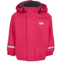 Lego Wear Regnjacka m. Fleece - LWJunin - Pink - - 3 år (98) - Regnjacka