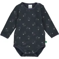 Freds World Body l/ä - Svett - Star - Natt Blue m. Tryck - - 3 år (98) - Body L/Ä