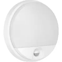Adviti Agat LED väggarmatur Vit 15W 1200lm 4000K IP54 Sensor