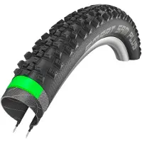 Schwalbe Smart Sam Clincher Tyre 27.5" Addix Plus Performance SnakeSkin Greeng svart 57-584 | 27.5x2.25" 2022 Däck till elcykel