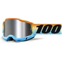100% Accuri 2 Motocross & Mountainbike Vuxen Goggles (Sunset - Spegel Silver Flash Linser)