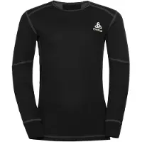 Odlo - Underställ barn - BL Top Crew Neck LS Active X-Warm Eco Kids Black för Unisex - Barnstorlek 104 cm - Svart