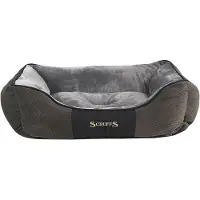 Scruffs & Tramps Chester Box Bed Graphite (grå) hundkorg