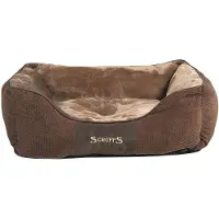 Scruffs & Tramps Chester Box Bed Choklad (brun) hundkorg