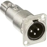 Neutrik NA3MDF XLR-adapter XLR-hankontakt - XLR-honkontakt 1 st