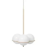 Ferm Living Ljuskronor , Era, dimbara, Beige, Vardagsrum, Glas, Design