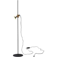 Pholc Golvlampa , Guld / mässing, Vardagsrum, Metall