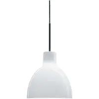 Louis Poulsen Taklampa , Toldbod, dimbara, Vit, Vardagsrum, Glas, Design