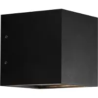 LIGHT-POINT Utomhusbelysning , Cube, dimbara, Svart, Aluminium, Design