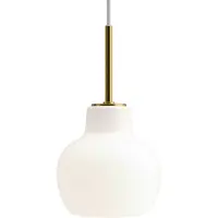 Louis Poulsen Taklampa , VL Ring Crown, dimbara, Guld / mässing, Vardagsrum, Glas, Design