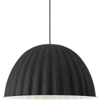 Muuto Taklampa , dimbara, Svart, Matsal, Tyg / textil