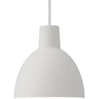 Louis Poulsen Taklampa , Toldbod 170, dimbara, Vit, Vardagsrum, Metall, Design
