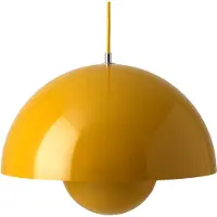 &tradition Taklampa &Tradition, Flowerpot VP7, dimbara, Gul, Vardagsrum, Metall, Design