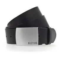Mustang Bälte svart / silver