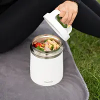 SmartaSaker Stor mat- och glasstermos, Vit