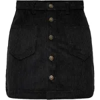 ONLY Korta kjolar ONLAMAZING HW CORD SKIRT PNT kvinnor - Svart - EU M