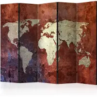 Artgeist Rumsavdelare / Skärmvägg - Iron continents II - 225x172