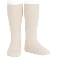 Condor Knästrumpor - Rib - Beige - - 0-3 mån - Strumpor