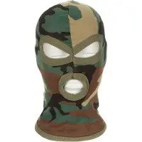 MFH - Max Fuchs MFH Balaclava 3-Håls Tunn (Färg: Woodland)
