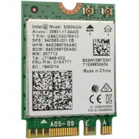 Intel Wireless-AC 9260 WiFi Instickskort WiFi 1733 MBit/s