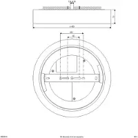EVN R40250125 R40250125 LED-takbelysning 25 W Vit