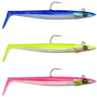 Savage Gear SG Sandeel V2 15,5 cm Blue Pearl Silver 2+1-pack